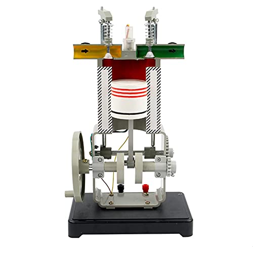 Benzinmotor-Modell – kleiner Kraftstoffmotor – Viertakt-Innenverbrennungsmotormodell – Physik-Experimentierausrüstung – Lehrausrüstung von ASEDVG