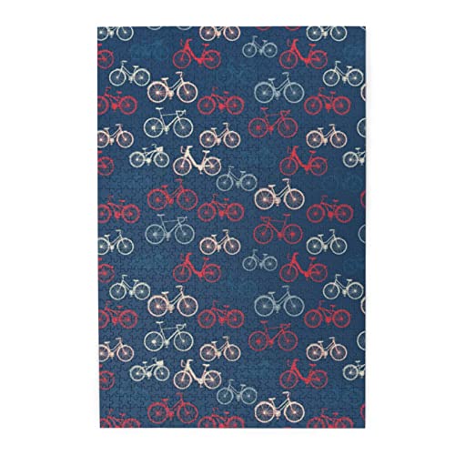 Bikes Bicycle Cycling Puzzles are Suitable for Adults and Boys and Girls.1000 Piece Jigsaw Puzzle von ASEELO