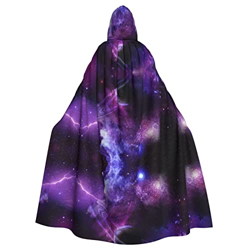 Halloween Kapuzenumhang Umhang Galaxie Sternenhimmel Lila Sternenhimmel Cosplay Verkleidung Kostüm für Halloween Weihnachten Kostüm Party von ASEELO