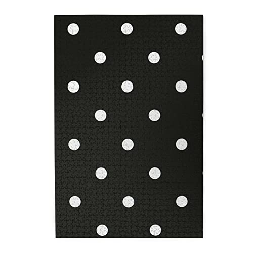 Schwarz-weiße gepunktete Puzzles sind geeignet für Erwachsene und Jungen und Mädchen. 1000-teiliges Puzzle von ASEELO
