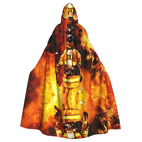 ASFgda Mittelalterlicher Kapuzenumhang Feuerwehrmann Feuerwehrmann Flamme Druck Renaissance Umhang Unisex Kapuze Halloween Weihnachten Umhang Kostüme Party Umhang ASFgda Mittelalterlicher Kapuzenumhang Feuerwehrmann Feuerwehrmann Flamme Druck Renaissance Umhang Unisex Kapuze Halloween Weihnachten Umhang Kostüme Party Umhang von ASFgda