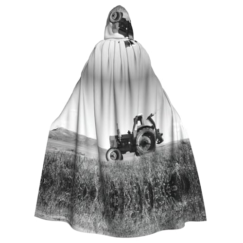 ASFgda Mittelalterlicher Kapuzenumhang mit Traktor, Landwirtschaft, ruhiger Druck, Renaissance-Umhang, Unisex, mit Kapuze, Halloween, Weihnachten, Kostüme, Party-Umhang ASFgda Mittelalterlicher Kapuzenumhang mit Traktor, Landwirtschaft, ruhiger Druck, Renaissance-Umhang, Unisex, mit Kapuze, Halloween, Weihnachten, Kostüme, Party-Umhang von ASFgda
