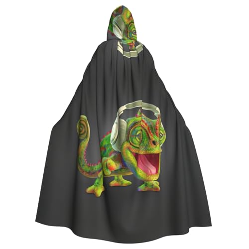 ASFgda Mittelalterlicher Umhang mit Kapuze, Chamäleon-Motiv, Musik-Druck, Renaissance-Umhang, Unisex, mit Kapuze, Halloween, Weihnachten, Kostüme, Party-Umhang ASFgda Mittelalterlicher Umhang mit Kapuze, Chamäleon-Motiv, Musik-Druck, Renaissance-Umhang, Unisex, mit Kapuze, Halloween, Weihnachten, Kostüme, Party-Umhang von ASFgda