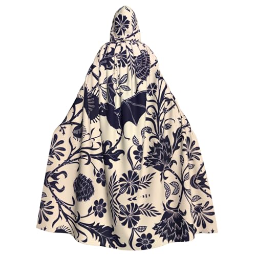 ASFgda Mittelalterlicher Umhang mit Kapuze, Fledermausmuster, Renaissance-Umhang, Unisex, mit Kapuze, Halloween, Weihnachten, Kostüme, Party-Umhang ASFgda Mittelalterlicher Umhang mit Kapuze, Fledermausmuster, Renaissance-Umhang, Unisex, mit Kapuze, Halloween, Weihnachten, Kostüme, Party-Umhang von ASFgda