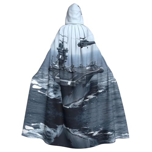ASFgda Mittelalterlicher Umhang mit Kapuze, Flugzeugträger-Druck, Renaissance-Umhang, Unisex, mit Kapuze, Halloween, Weihnachten, Kostüme, Party-Umhang ASFgda Mittelalterlicher Umhang mit Kapuze, Flugzeugträger-Druck, Renaissance-Umhang, Unisex, mit Kapuze, Halloween, Weihnachten, Kostüme, Party-Umhang von ASFgda