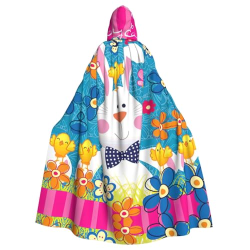 ASFgda Mittelalterlicher Umhang mit Kapuze, Frühlings-Motiv, Motiv: Frohe Ostern, Urlaub, Renaissance-Umhang, Unisex, mit Kapuze, Halloween, Weihnachten, Kostüme, Party-Umhang ASFgda Mittelalterlicher Umhang mit Kapuze, Frühlings-Motiv, Motiv: Frohe Ostern, Urlaub, Renaissance-Umhang, Unisex, mit Kapuze, Halloween, Weihnachten, Kostüme, Party-Umhang von ASFgda