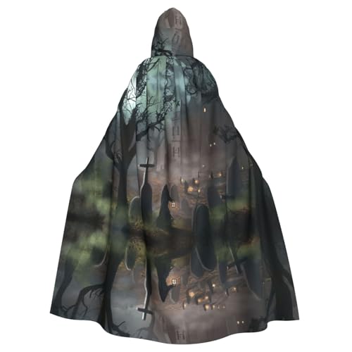 ASFgda Mittelalterlicher Umhang mit Kapuze, Halloween-Horror-Druck, Renaissance-Umhang, Unisex, mit Kapuze, Halloween, Weihnachten, Kostüme, Party-Umhang ASFgda Mittelalterlicher Umhang mit Kapuze, Halloween-Horror-Druck, Renaissance-Umhang, Unisex, mit Kapuze, Halloween, Weihnachten, Kostüme, Party-Umhang von ASFgda