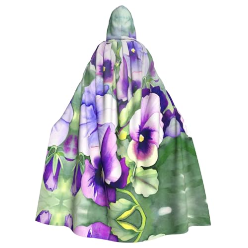 ASFgda Mittelalterlicher Umhang mit Kapuze, Stiefmütterchen, perfekter Druck, Renaissance-Umhang, Unisex, mit Kapuze, Halloween, Weihnachten, Kostüme, Party-Umhang ASFgda Mittelalterlicher Umhang mit Kapuze, Stiefmütterchen, perfekter Druck, Renaissance-Umhang, Unisex, mit Kapuze, Halloween, Weihnachten, Kostüme, Party-Umhang von ASFgda