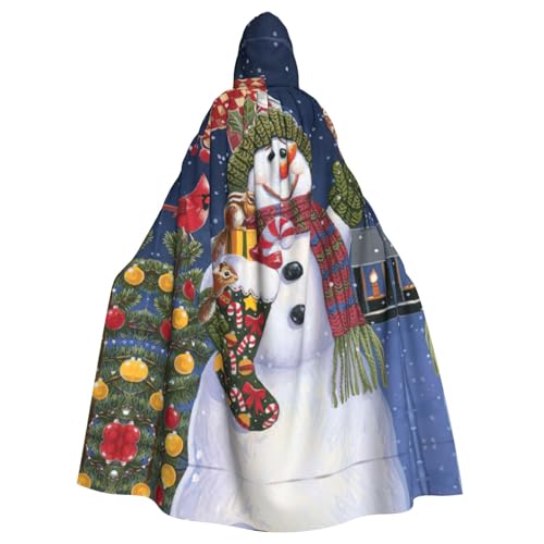 ASFgda Mittelalterlicher Umhang mit Kapuze, Weihnachtsumhang, Schneemann-Druck, Renaissance-Umhang, Unisex, mit Kapuze, Halloween, Weihnachtsumhang, Kostüme, Party-Umhang ASFgda Mittelalterlicher Umhang mit Kapuze, Weihnachtsumhang, Schneemann-Druck, Renaissance-Umhang, Unisex, mit Kapuze, Halloween, Weihnachtsumhang, Kostüme, Party-Umhang von ASFgda