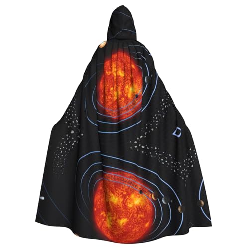 ASFgda Mittelalterlicher Umhang mit Kapuze, Weltraum, Galaxie, Sonnensystem, Renaissance-Umhang, Unisex, mit Kapuze, Halloween, Weihnachten, Kostüme, Party-Umhang ASFgda Mittelalterlicher Umhang mit Kapuze, Weltraum, Galaxie, Sonnensystem, Renaissance-Umhang, Unisex, mit Kapuze, Halloween, Weihnachten, Kostüme, Party-Umhang von ASFgda