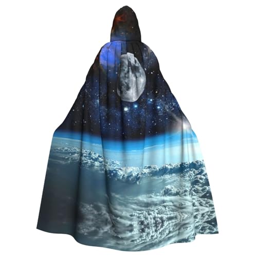 ASFgda Mittelalterlicher Umhang mit Kapuze, Weltraumplaneten-Druck, Renaissance-Umhang, Unisex, mit Kapuze, Halloween, Weihnachten, Kostüme, Party-Umhang ASFgda Mittelalterlicher Umhang mit Kapuze, Weltraumplaneten-Druck, Renaissance-Umhang, Unisex, mit Kapuze, Halloween, Weihnachten, Kostüme, Party-Umhang von ASFgda