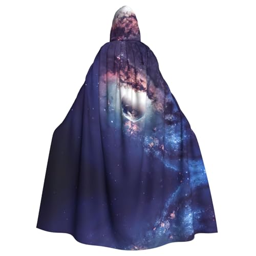 ASFgda Mittelalterlicher Umhang mit Kapuze, abstrakter Universum-Druck, Renaissance-Umhang, Unisex, mit Kapuze, Halloween, Weihnachten, Kostüme, Party-Umhang ASFgda Mittelalterlicher Umhang mit Kapuze, abstrakter Universum-Druck, Renaissance-Umhang, Unisex, mit Kapuze, Halloween, Weihnachten, Kostüme, Party-Umhang von ASFgda