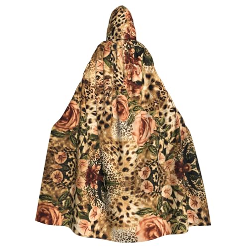 ASFgda Mittelalterlicher Umhang mit Kapuze, gestreift, Leopardenmuster, Renaissance-Umhang, Unisex, mit Kapuze, Halloween, Weihnachten, Kostüme, Party-Umhang ASFgda Mittelalterlicher Umhang mit Kapuze, gestreift, Leopardenmuster, Renaissance-Umhang, Unisex, mit Kapuze, Halloween, Weihnachten, Kostüme, Party-Umhang von ASFgda