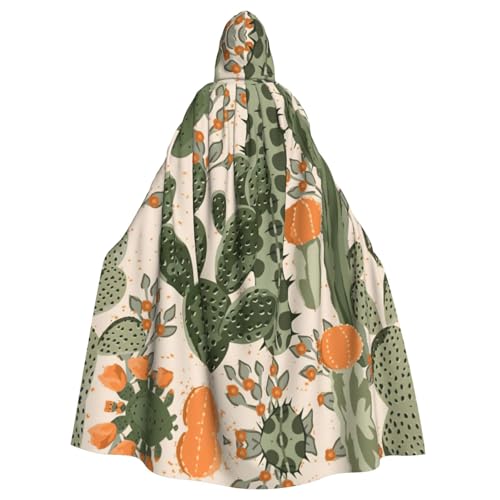 ASFgda Mittelalterlicher Umhang mit Kapuze, grüner Kaktusdruck, Renaissance-Umhang, Unisex, mit Kapuze, Halloween, Weihnachten, Kostüme, Party-Umhang ASFgda Mittelalterlicher Umhang mit Kapuze, grüner Kaktusdruck, Renaissance-Umhang, Unisex, mit Kapuze, Halloween, Weihnachten, Kostüme, Party-Umhang von ASFgda