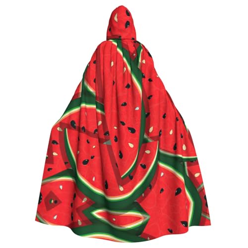 ASFgda Mittelalterlicher Umhang mit Kapuze, roter Wassermelonen-Druck, Renaissance-Umhang, Unisex, mit Kapuze, Halloween, Weihnachten, Kostüme, Party-Umhang ASFgda Mittelalterlicher Umhang mit Kapuze, roter Wassermelonen-Druck, Renaissance-Umhang, Unisex, mit Kapuze, Halloween, Weihnachten, Kostüme, Party-Umhang von ASFgda
