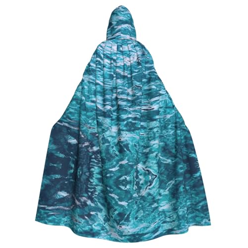 ASFgda Mittelalterlicher Umhang mit Kapuze, schöner Meeresoberflächen-Druck, Renaissance-Umhang, Unisex, mit Kapuze, Halloween, Weihnachten, Kostüme, Party-Umhang ASFgda Mittelalterlicher Umhang mit Kapuze, schöner Meeresoberflächen-Druck, Renaissance-Umhang, Unisex, mit Kapuze, Halloween, Weihnachten, Kostüme, Party-Umhang von ASFgda