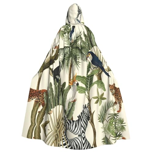 ASFgda Mittelalterlicher Umhang mit Kapuze und Bäumen und Tieren, Renaissance-Umhang, Unisex, mit Kapuze, Halloween, Weihnachten, Kostüme, Party-Umhang ASFgda Mittelalterlicher Umhang mit Kapuze und Bäumen und Tieren, Renaissance-Umhang, Unisex, mit Kapuze, Halloween, Weihnachten, Kostüme, Party-Umhang von ASFgda