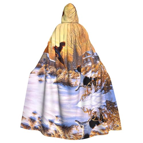 ASFgda Mittelalterlicher Umhang mit Kapuze und Fasan-Druck, Renaissance-Umhang, Unisex, mit Kapuze, Halloween, Weihnachten, Kostüme, Party-Umhang ASFgda Mittelalterlicher Umhang mit Kapuze und Fasan-Druck, Renaissance-Umhang, Unisex, mit Kapuze, Halloween, Weihnachten, Kostüme, Party-Umhang von ASFgda