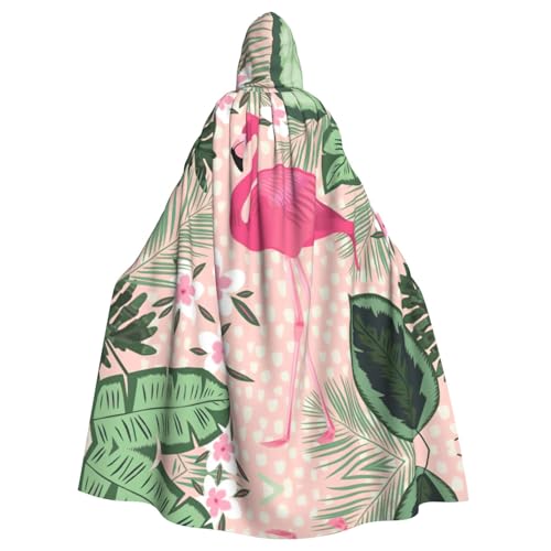 ASFgda Mittelalterlicher Umhang mit Kapuze und Flamingo-Druck, Renaissance-Umhang, Unisex, mit Kapuze, Halloween, Weihnachten, Kostüme, Party-Umhang ASFgda Mittelalterlicher Umhang mit Kapuze und Flamingo-Druck, Renaissance-Umhang, Unisex, mit Kapuze, Halloween, Weihnachten, Kostüme, Party-Umhang von ASFgda