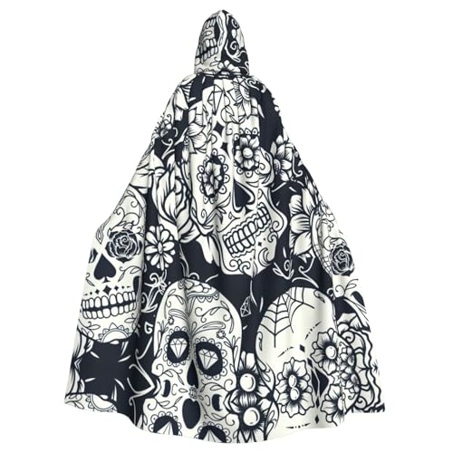 ASFgda Mittelalterlicher Umhang mit Kapuze und Totenkopf-Druck, Renaissance-Umhang, Unisex, mit Kapuze, Halloween, Weihnachten, Kostüme, Party-Umhang ASFgda Mittelalterlicher Umhang mit Kapuze und Totenkopf-Druck, Renaissance-Umhang, Unisex, mit Kapuze, Halloween, Weihnachten, Kostüme, Party-Umhang von ASFgda