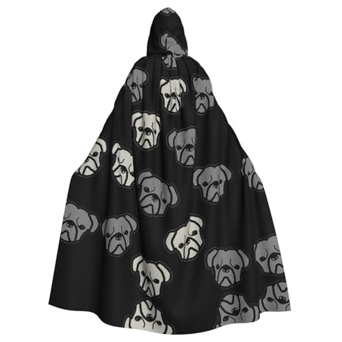 ASFgda Mittelalterlicher Umhang mit Kapuze und amerikanischer Bulldogge, Renaissance-Umhang, Unisex, mit Kapuze, Halloween, Weihnachten, Kostüme, Party-Umhang ASFgda Mittelalterlicher Umhang mit Kapuze und amerikanischer Bulldogge, Renaissance-Umhang, Unisex, mit Kapuze, Halloween, Weihnachten, Kostüme, Party-Umhang von ASFgda