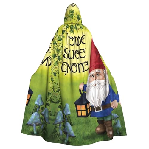ASFgda Mittelalterlicher Umhang mit Kapuze und buntem Zwergen-Druck, Renaissance-Umhang, Unisex, mit Kapuze, Halloween, Weihnachten, Kostüme, Party-Umhang ASFgda Mittelalterlicher Umhang mit Kapuze und buntem Zwergen-Druck, Renaissance-Umhang, Unisex, mit Kapuze, Halloween, Weihnachten, Kostüme, Party-Umhang von ASFgda