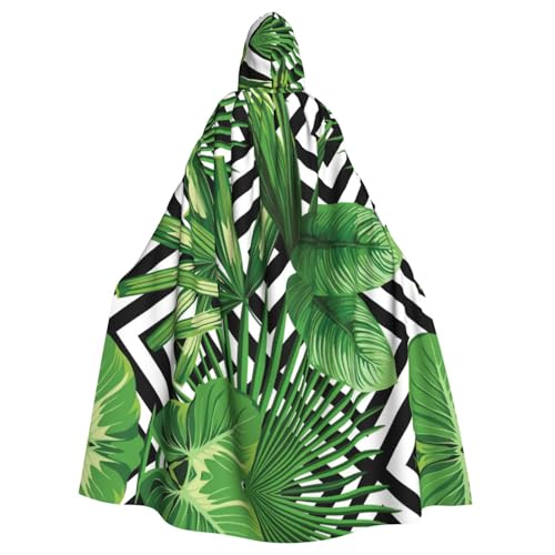 ASFgda Mittelalterlicher Umhang mit Kapuze und grünen Blättern der Palme, tropischer Pflanzendruck, Renaissance-Umhang, Unisex, mit Kapuze, Halloween, Weihnachten, Kostüme, Party-Umhang ASFgda Mittelalterlicher Umhang mit Kapuze und grünen Blättern der Palme, tropischer Pflanzendruck, Renaissance-Umhang, Unisex, mit Kapuze, Halloween, Weihnachten, Kostüme, Party-Umhang von ASFgda