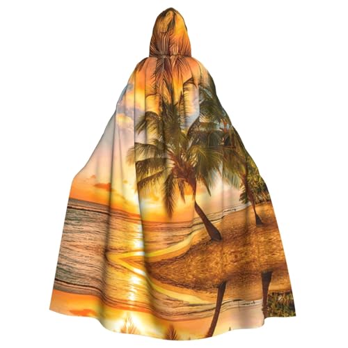 ASFgda Mittelalterlicher Umhang mit Kapuze und schönem Sonnenuntergang-Druck, Renaissance-Umhang, Unisex, mit Kapuze, Halloween, Weihnachten, Kostüme, Party-Umhang ASFgda Mittelalterlicher Umhang mit Kapuze und schönem Sonnenuntergang-Druck, Renaissance-Umhang, Unisex, mit Kapuze, Halloween, Weihnachten, Kostüme, Party-Umhang von ASFgda