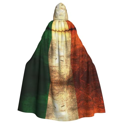 ASFgda Mittelalterlicher Umhang mit irischer Flagge, Renaissance-Umhang, Unisex, mit Kapuze, Halloween, Weihnachten, Kostüme, Party-Umhang ASFgda Mittelalterlicher Umhang mit irischer Flagge, Renaissance-Umhang, Unisex, mit Kapuze, Halloween, Weihnachten, Kostüme, Party-Umhang von ASFgda