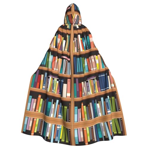 ASFgda Mittelalterliches Bücherregal mit Kapuze, bedruckt, Renaissance-Umhang, Unisex, mit Kapuze, Halloween, Weihnachten, Kostüme, Party-Umhang ASFgda Mittelalterliches Bücherregal mit Kapuze, bedruckt, Renaissance-Umhang, Unisex, mit Kapuze, Halloween, Weihnachten, Kostüme, Party-Umhang von ASFgda
