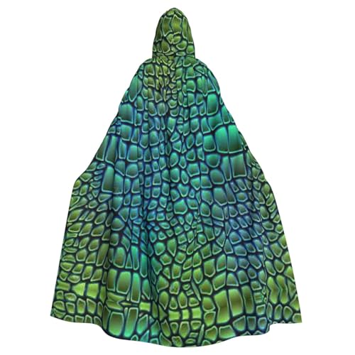 Mittelalterlicher Umhang mit Kapuze, Alligatorhaut, Renaissance-Umhang, Unisex, mit Kapuze, Halloween, Weihnachten, Kostüme, Party-Umhang Mittelalterlicher Umhang mit Kapuze, Alligatorhaut, Renaissance-Umhang, Unisex, mit Kapuze, Halloween, Weihnachten, Kostüme, Party-Umhang von ASFgda