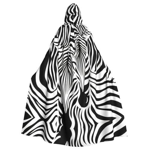 Mittelalterlicher Umhang mit Kapuze, abstraktes Tier, Zebramuster, Renaissance-Umhang, Unisex, mit Kapuze, Halloween, Weihnachten, Kostüme, Party-Umhang Mittelalterlicher Umhang mit Kapuze, abstraktes Tier, Zebramuster, Renaissance-Umhang, Unisex, mit Kapuze, Halloween, Weihnachten, Kostüme, Party-Umhang von ASFgda
