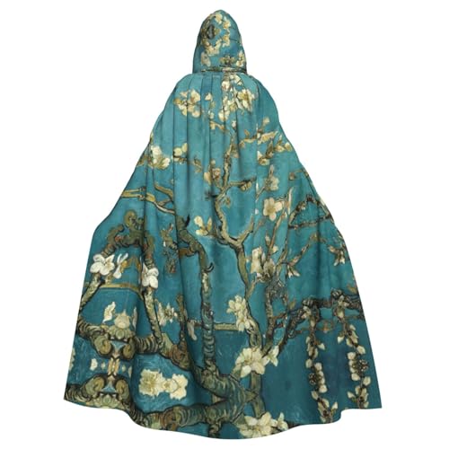 Mittelalterlicher Umhang mit Kapuze und Mandelblüten, Renaissance-Umhang, Unisex, mit Kapuze, Halloween, Weihnachten, Kostüme, Party-Umhang Mittelalterlicher Umhang mit Kapuze und Mandelblüten, Renaissance-Umhang, Unisex, mit Kapuze, Halloween, Weihnachten, Kostüme, Party-Umhang von ASFgda