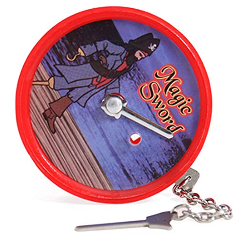ASHATA Magic Sword Penetration Trick, tragbarer Mentalismus und Nahaufnahme, magische Requisiten für Bühnenshows, Partys, 5,5 x 5,5 cm, Rot ASHATA Magic Sword Penetration Trick, tragbarer Mentalismus und Nahaufnahme, magische Requisiten für Bühnenshows, Partys, 5,5 x 5,5 cm, Rot von ASHATA