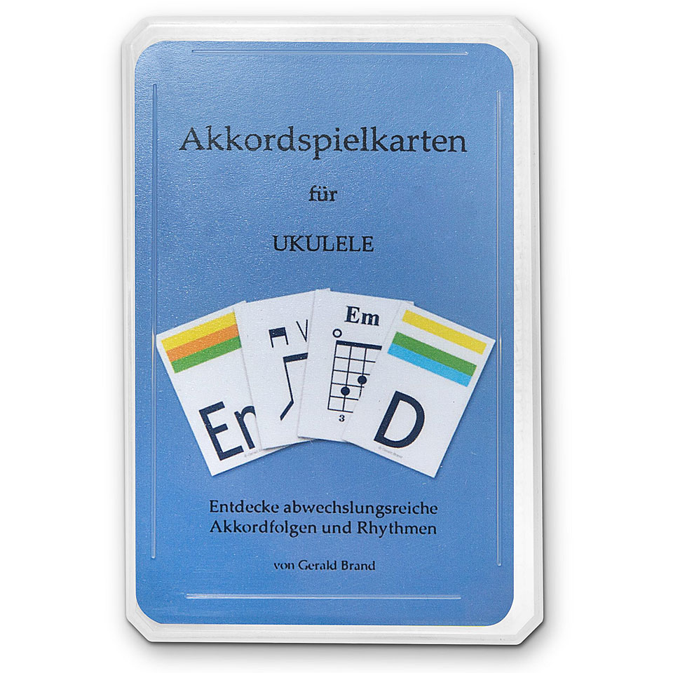 ASK Akkordspielkarten für Ukulele Spiel von ASK