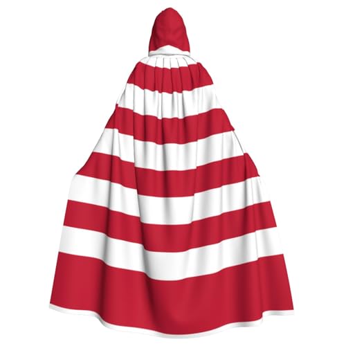 ASKhgg Kapuzenumhang für Unisex, liberianische Flagge, Halloween, Zauberer, Robe, für Party, Karneval, Weihnachten, Themenveranstaltungen von ASKhgg