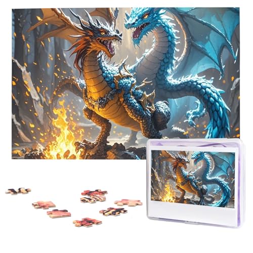 Design Namenspuzzle, 1000 Teile, personalisierte Puzzles, Fotos, Puzzles mit Aufbewahrungstasche, herausforderndes Bild, Puzzle für Erwachsene, Heimdekoration, Hochzeit (70 x 50 cm) von ASLKXOPEMG