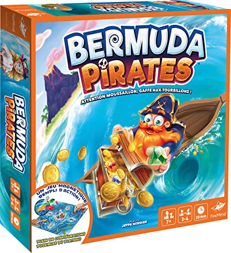 ASMODEE FRANCE FOXBERMU02FR Pokemon, Foxmind Pirates Bermuda Shorts von ASMODEE FRANCE