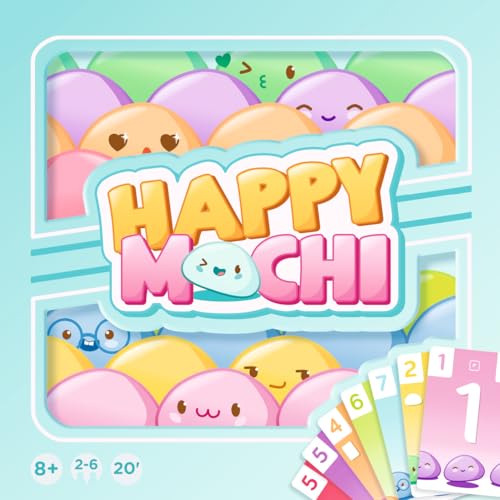 ASMODEE Happy Mochi | Mehrsprachige Version FR/NL | Zygomatic | 2-6 Spieler | ab 8 Jahren | 20 Minuten | Kartenspiel für die ganze Familie | lustiges Kartenspiel unter Freunden ASMODEE Happy Mochi | Mehrsprachige Version FR/NL | Zygomatic | 2-6 Spieler | ab 8 Jahren | 20 Minuten | Kartenspiel für die ganze Familie | lustiges Kartenspiel unter Freunden von ASMODEE