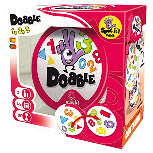 Dobble – Formen und Zahlen (Asmodee DOBCF01ES), Spanisch und Portugiesisch - Spanische Sprache Dobble – Formen und Zahlen (Asmodee DOBCF01ES), Spanisch und Portugiesisch - Spanische Sprache von Zygomatic