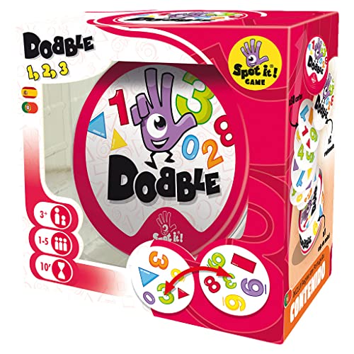 Dobble – Formen und Zahlen (Asmodee DOBCF01ES), Spanisch und Portugiesisch von Zygomatic