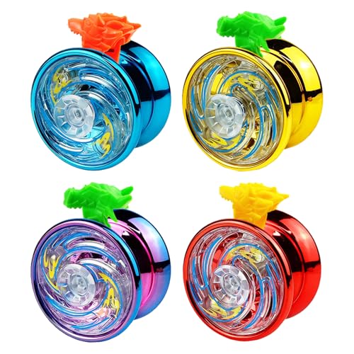 ASOFTY LED Licht YoYo, Finger Spin Trick JoJo für Kinder mit Saiten und Fingerling, Reaktionsfähiges Yoyo für Anfänger und Kinder ASOFTY LED Licht YoYo, Finger Spin Trick JoJo für Kinder mit Saiten und Fingerling, Reaktionsfähiges Yoyo für Anfänger und Kinder von ASOFTY