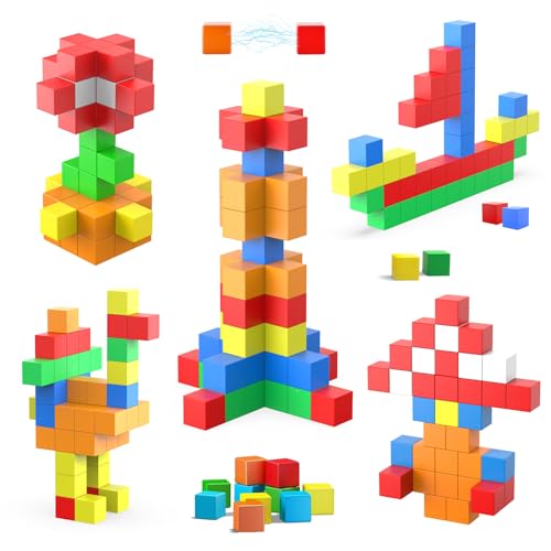 ASOK 48PCS Große Magnetwürfel Geschenk für 3 4 5 6 Jahre alte Jungen und Mädchen Magnetische Bausteine Sensorisches Spielzeug für Kinder ASOK 48PCS Große Magnetwürfel Geschenk für 3 4 5 6 Jahre alte Jungen und Mädchen Magnetische Bausteine Sensorisches Spielzeug für Kinder von ASOK