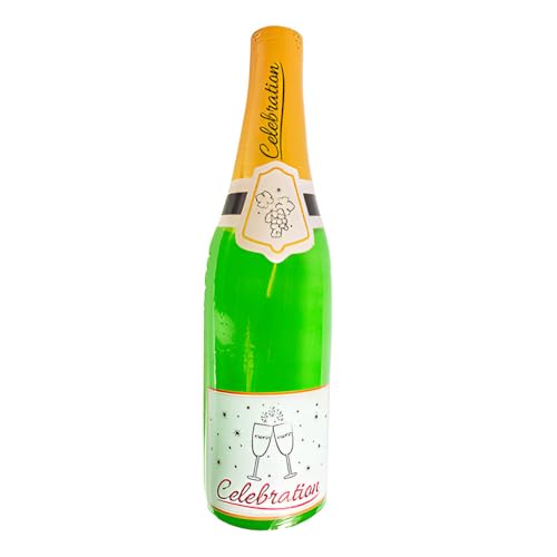 ASPIRE UK Aufblasbare Champagnerflasche, 63 cm, riesiges Champagner-Design, für Partys, Events, Hochzeiten, Geburtstage, Dekorationen, Foto-Requisiten, festlicher Spaß und Feiern ASPIRE UK Aufblasbare Champagnerflasche, 63 cm, riesiges Champagner-Design, für Partys, Events, Hochzeiten, Geburtstage, Dekorationen, Foto-Requisiten, festlicher Spaß und Feiern von ASPIRE UK