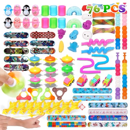 76 Stücke Kinder Spielzeug Set für Geburtstagsparty, Mitgebsel Kindergeburtstag Gastgeschenke, Sinnvolle Mitbringsel für Jungen und Mädchen als Schatztruhe Kindergeburtstag Give Aways 76 Stücke Kinder Spielzeug Set für Geburtstagsparty, Mitgebsel Kindergeburtstag Gastgeschenke, Sinnvolle Mitbringsel für Jungen und Mädchen als Schatztruhe Kindergeburtstag Give Aways von ASPULU