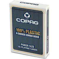 ASS Altenburger Spielkarten - Copag 100% Plastik Poker Jumbo Index blau von ASS Altenburger Spielkarten