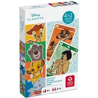 ASS 25501531 - Disney Classics, Quartett 4 in 1, Kartenspiel von ASS Altenburger Spielkarten