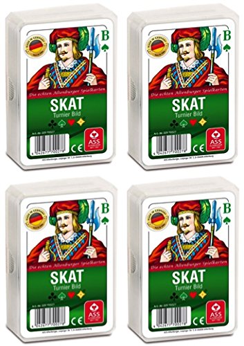 ASS Altenburger 22570027 Tunierbild Skat Spielekarten, Bunt, 59 x 91 mm von ASS Altenburger