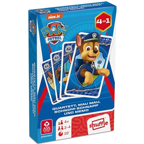 ASS Altenburger 22583134 Paw Patrol 22583134-Paw Quartett, Kartenspiel, 4 Jahre to 99 Jahre, bunt ASS Altenburger 22583134 Paw Patrol 22583134-Paw Quartett, Kartenspiel, 4 Jahre to 99 Jahre, bunt von Cartamundi