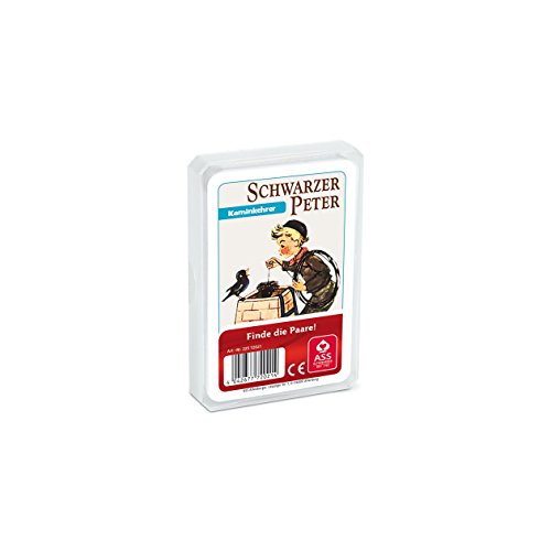 ASS 22572021 Altenburger 22572021-Schwarzer Peter-Kaminkehrer, Kartenspiel, ab 4 Jahren, Schwarz von ASS